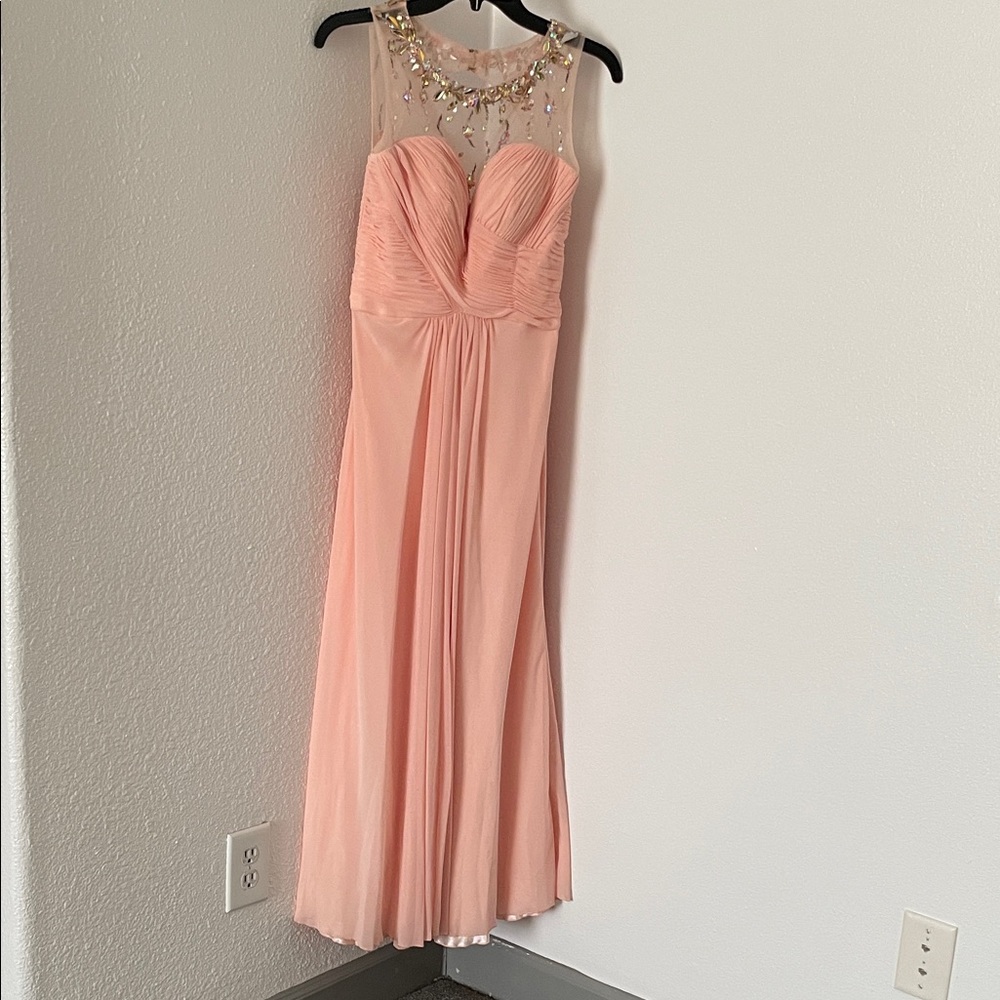 Elegant Pink Evening Gown